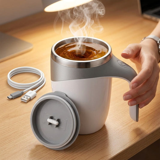 Self-Stirring Coffee Mug